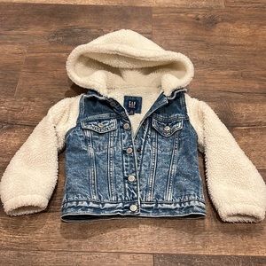 Denim and Sherpa jacket